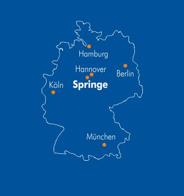 Springe liegt ca. 30km s&uuml;dwestlich von Hannover